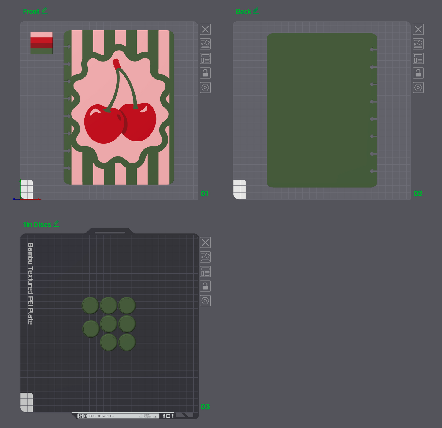 Cherry Stem Notebook