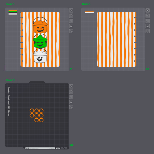Halloween Bucket Notebook