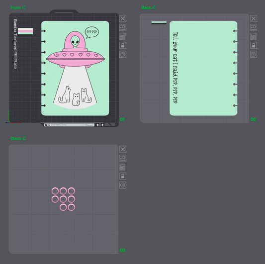 Alien Cats Notebook