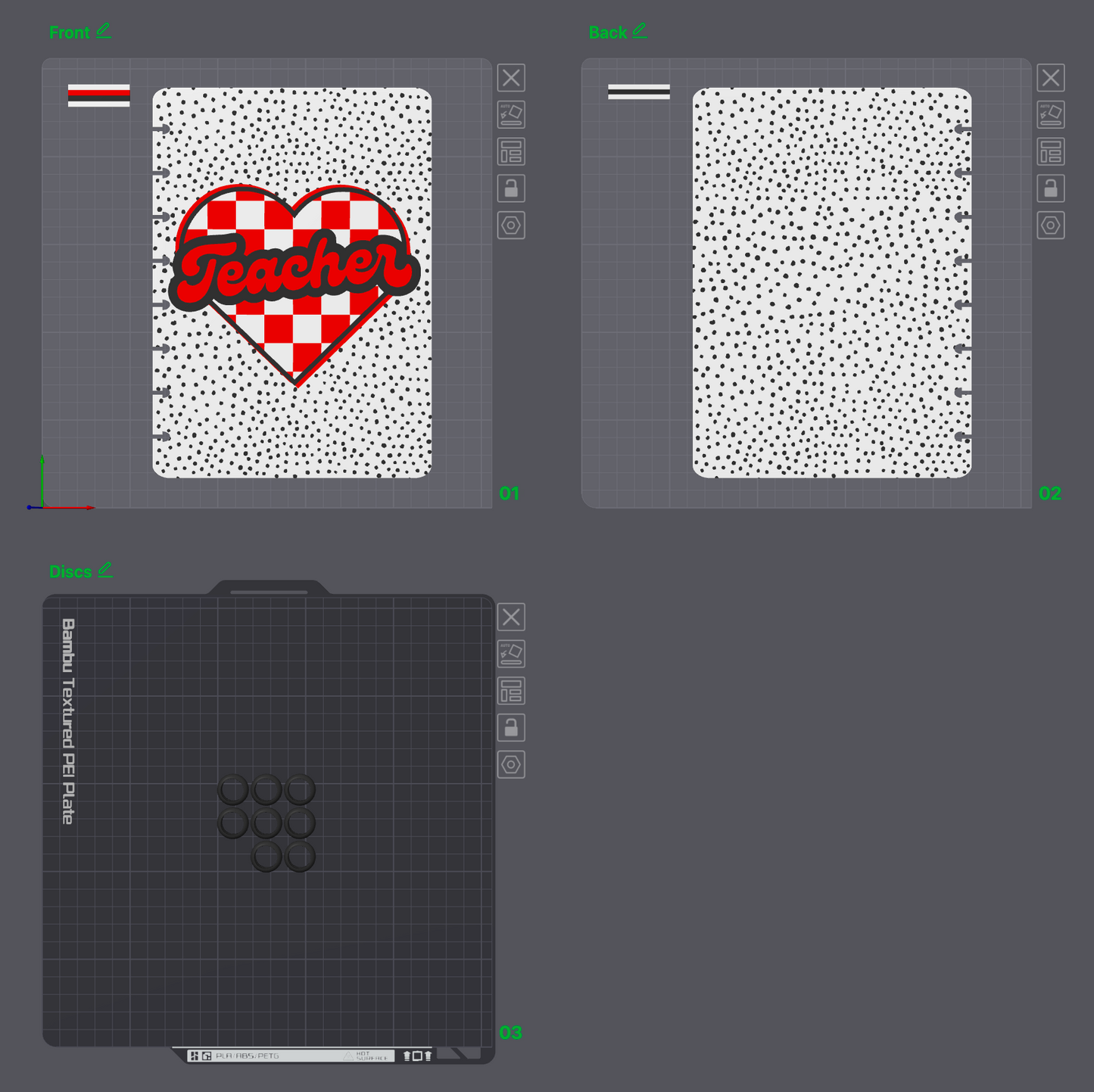 Teacher Heart Notebook