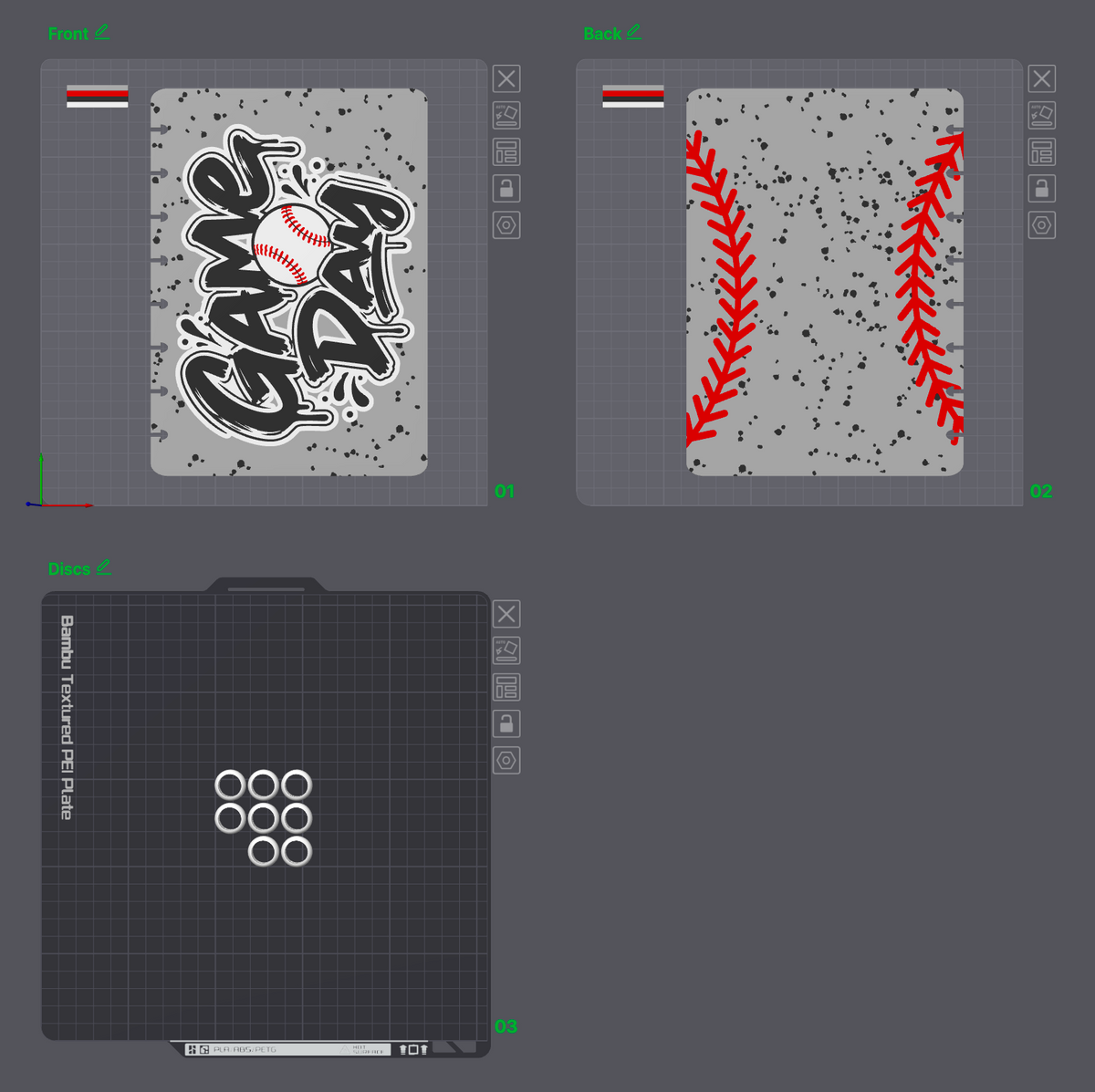 Game Day Baseball Notebook