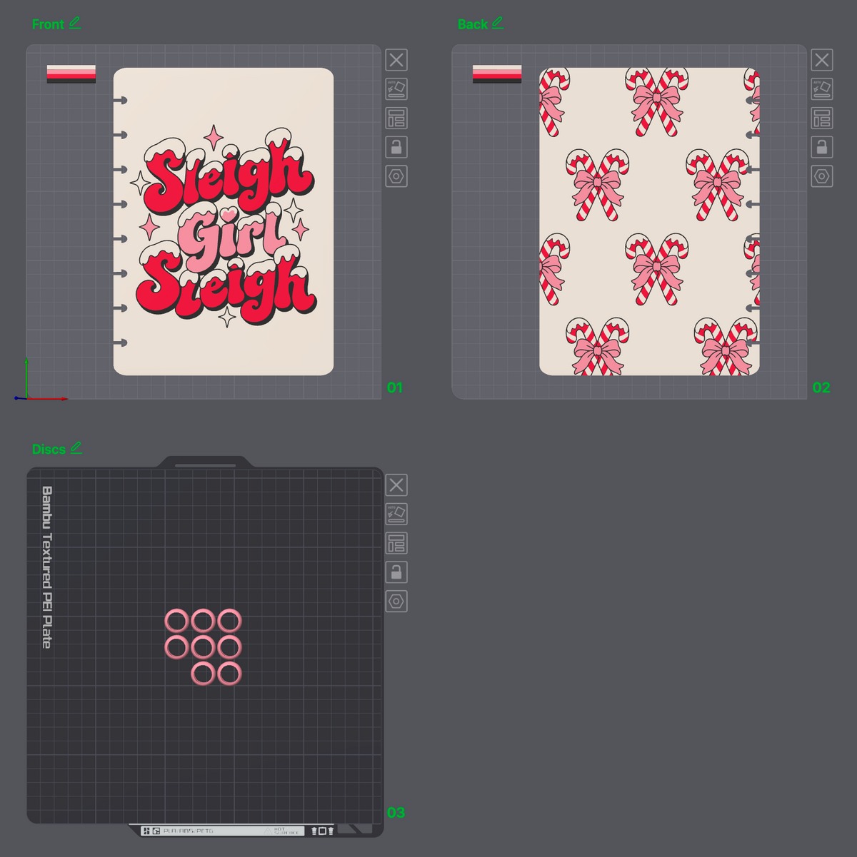 Sleigh Girl Notebook