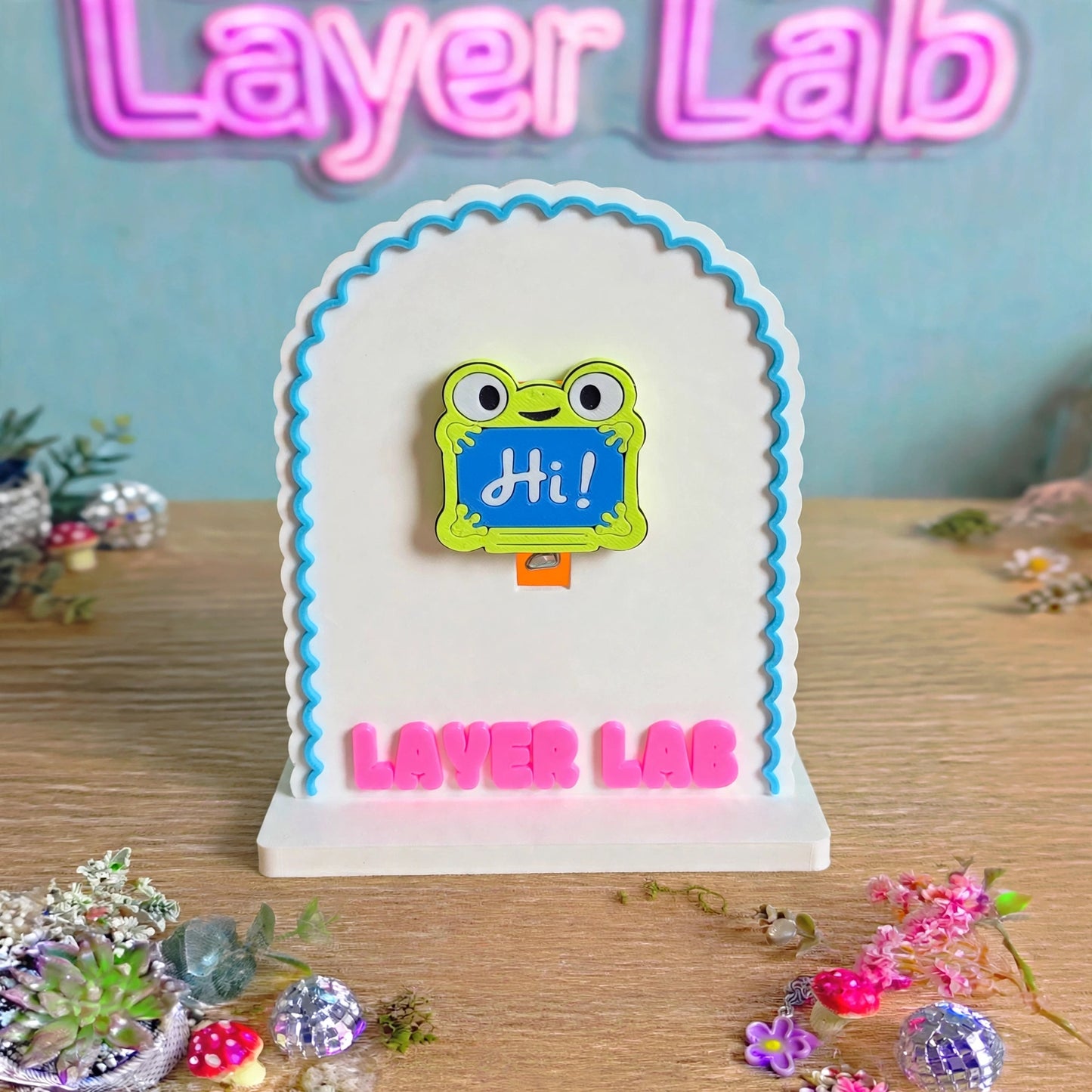 Frog Tablet Badge Reel