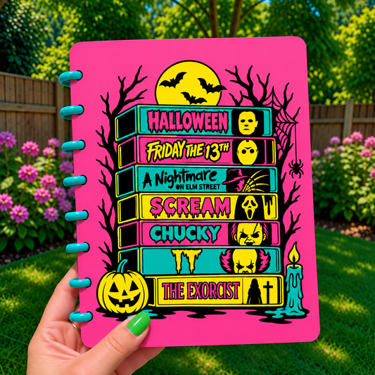 Horror VHS Notebook