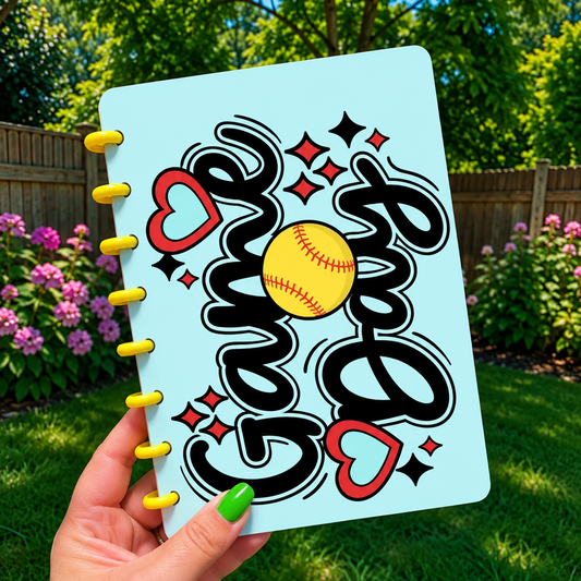 Softball Game Day Notebook