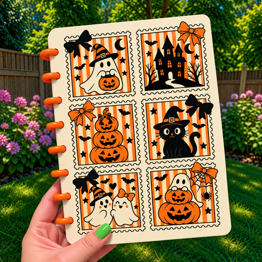 Spooky Stamp Notebook