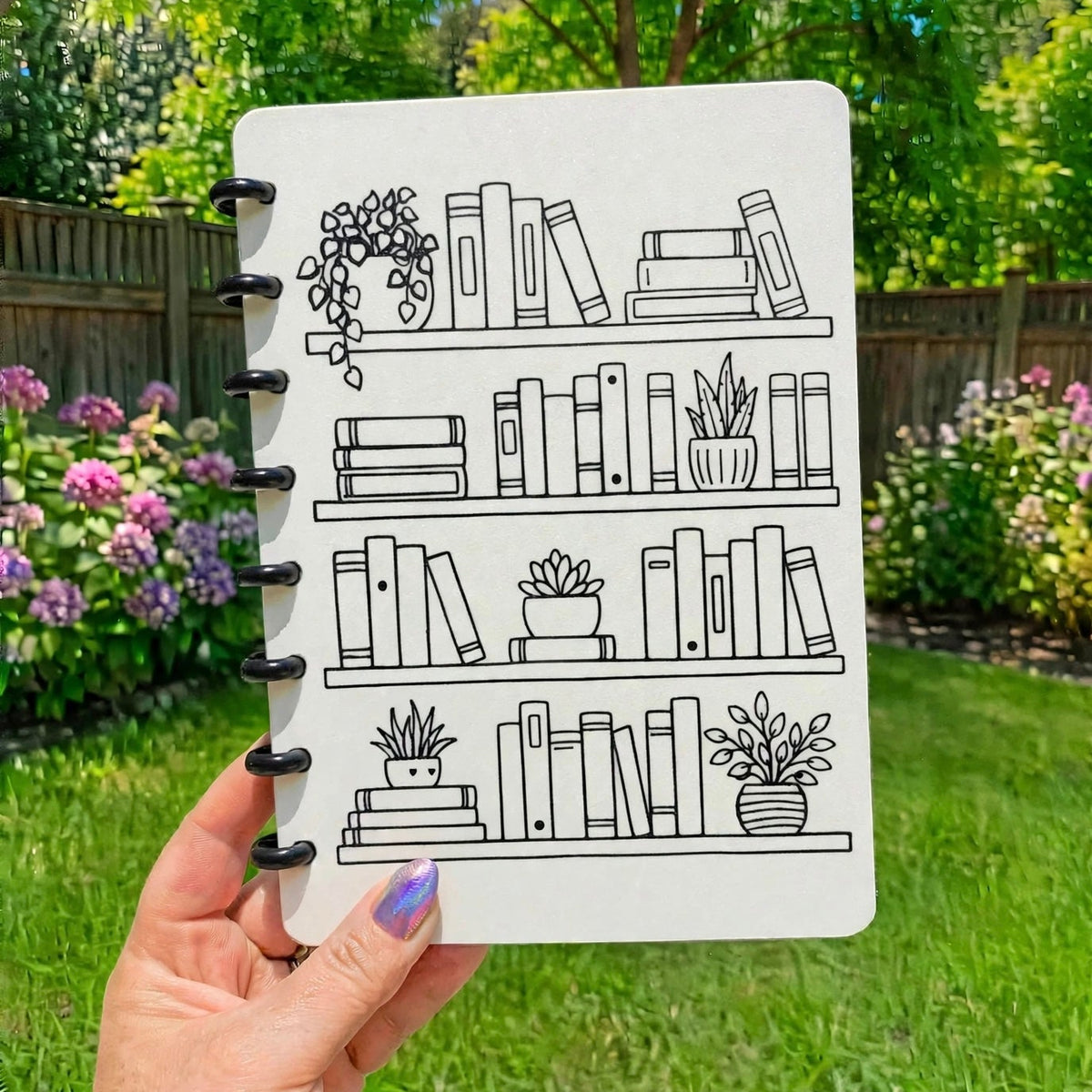 Botanical Bookshelf Notebook