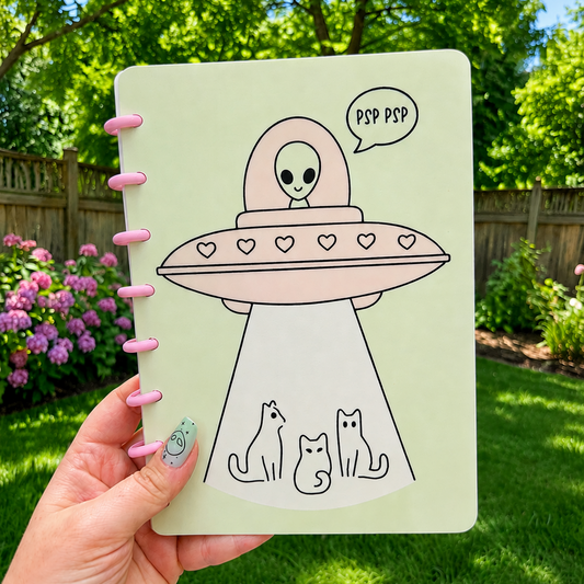 Alien Cats Notebook