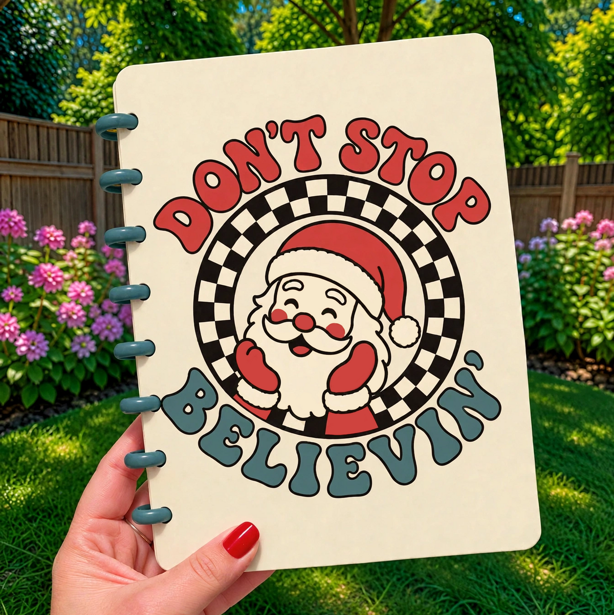 Santa Believin Notebook