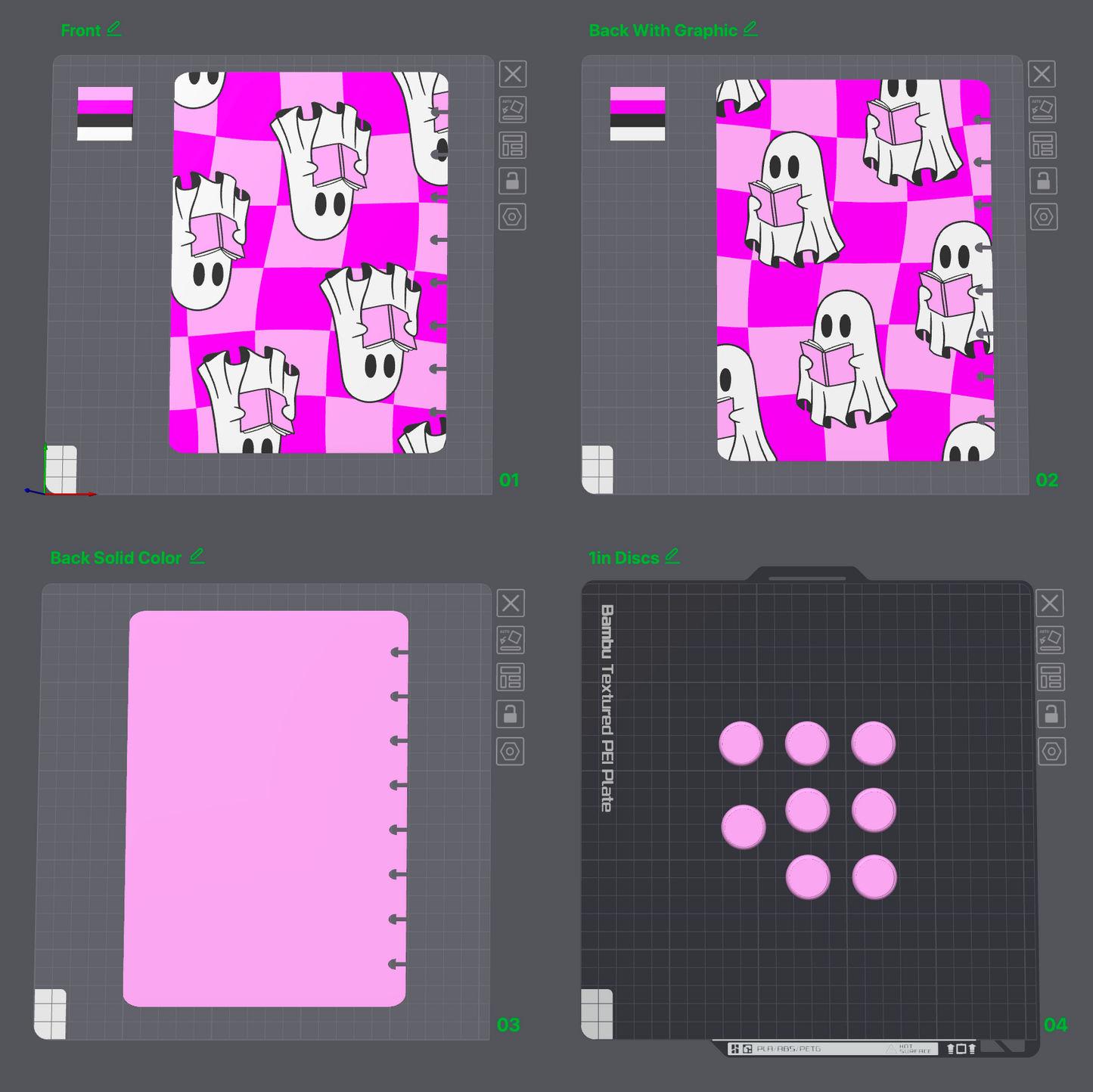 Bookish Ghost Notebook File