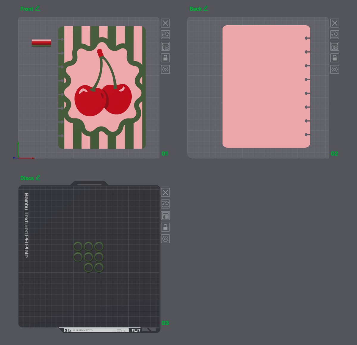 Cherry Stem Notebook