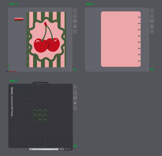 Cherry Stem Notebook