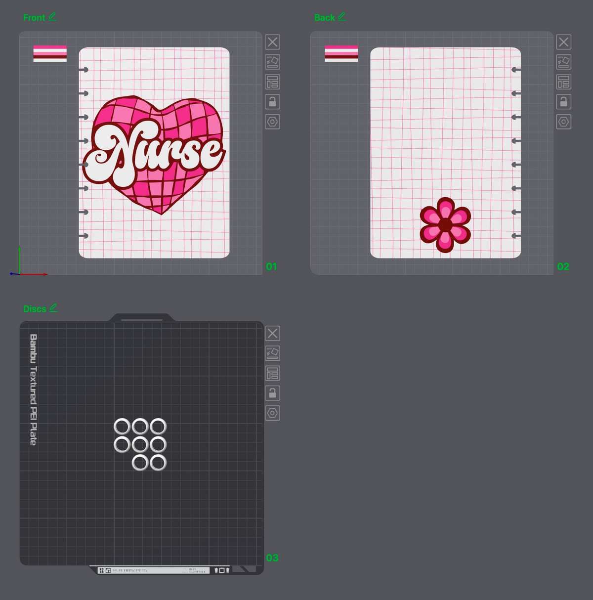 Retro Nurse Notebook