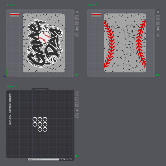 Game Day Baseball Notebook
