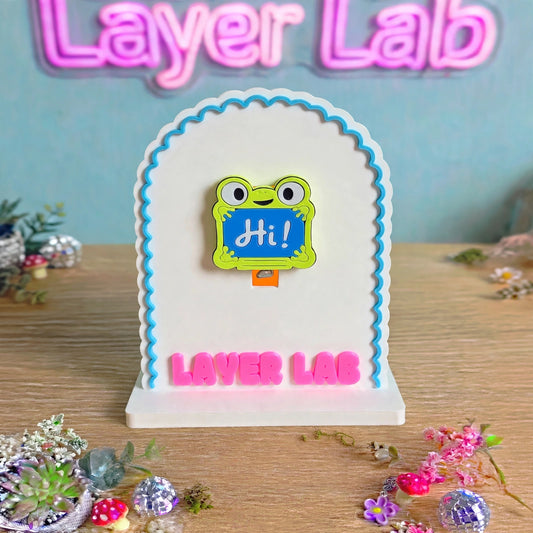 Frog Tablet Badge Reel