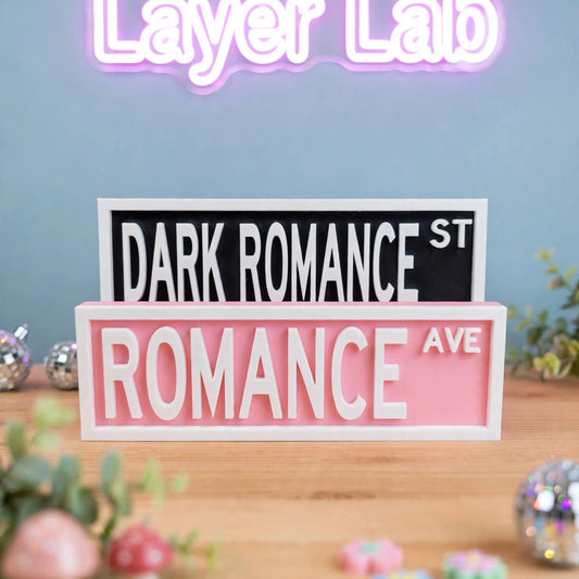 Book Genre Signs